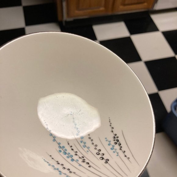 40's Vintage Edwin Knowles "Fantasy" China 5 1/2" Berry Bowl - Picture 11 of 13